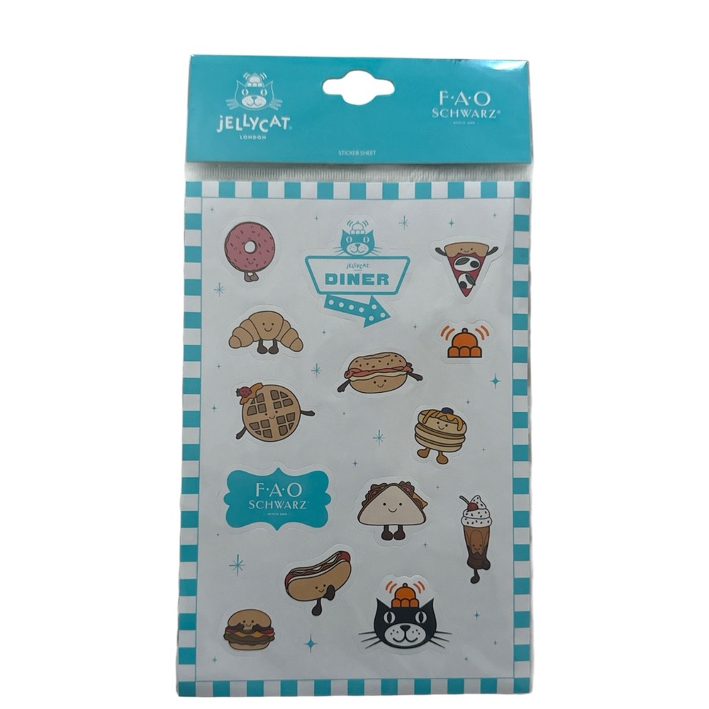 Jellycat Kids Diner Sticker Set - NYC Exclusive